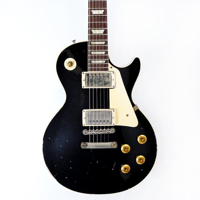 Gibson Murphy Lab 1958 Les Paul Standard Ebony Heavy Aged NH SN.841055_10