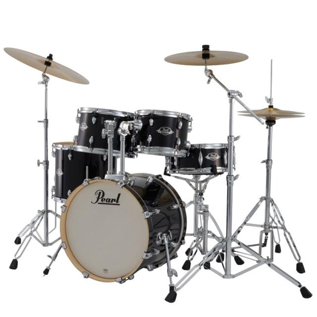 Pearl EXX785N/C #31 [EXPORT ジュニアサイズ ドラムセット - ジェットブラック]【シンバル＆ハードウェア＆スティック付属】