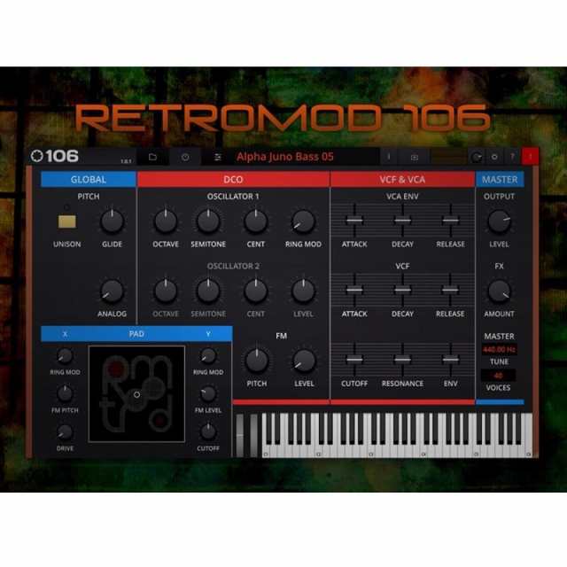 Tracktion RetroMod 106 (オンライン納品) (代引不可)の通販は