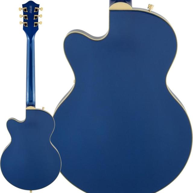 GRETSCH G5655TG Electromatic Center Block Jr. Single-Cut with Bigsby and Gold Hardware（Azure Metallic／Laurel）_1