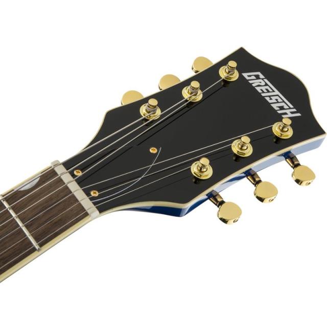 GRETSCH G5655TG Electromatic Center Block Jr. Single-Cut with Bigsby and Gold Hardware（Azure Metallic／Laurel）_3