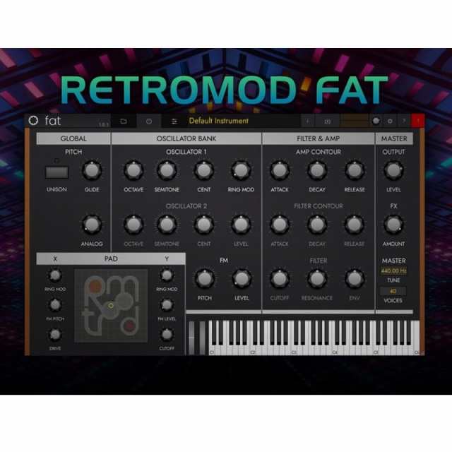 Tracktion RetroMod FAT (オンライン納品専用) ※代金引換はご利用頂けません。