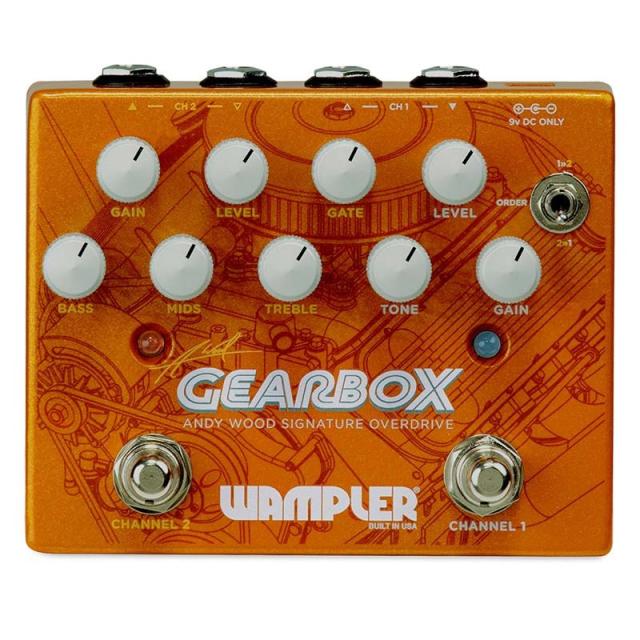 「レブ」Wampler Gearbox AW シグネチャーOD Wampler Pedals Gearbox [Andy Wood Signature Overdrive]（ワンプラー