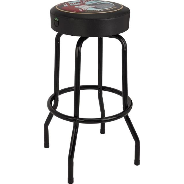 Fender USA Fender(R) Guitars & Amps Pick Pouch Barstool， Black/Black， 30[#9192022015]