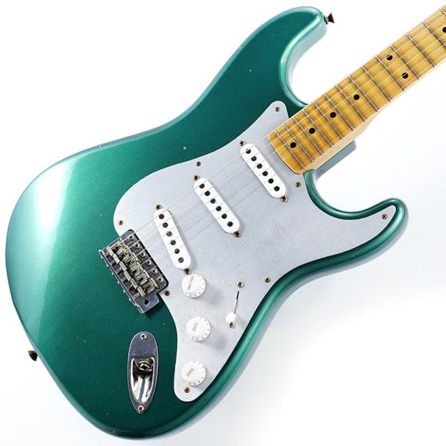Fender Custom Shop IKEBE 50th Anniversary 1955 Stratocaster Journeyman Relic Metallic Green SN. R144189