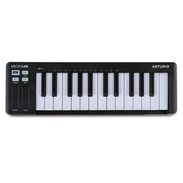 Arturia MICROLAB MK3 BK(USB・MIDIコントローラー)(アートリア)(マイクロラボ)_2