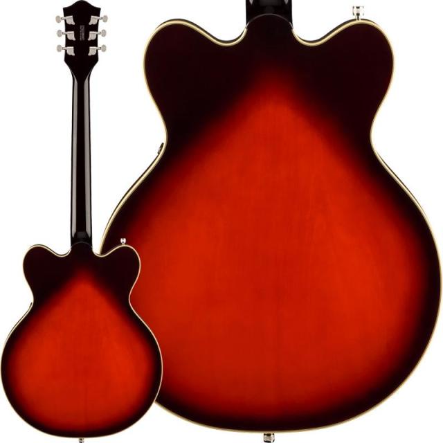 GRETSCH G5622 Electromatic Center Block Double-Cut with V-Stoptail（Claret Burst／Laurel）_1