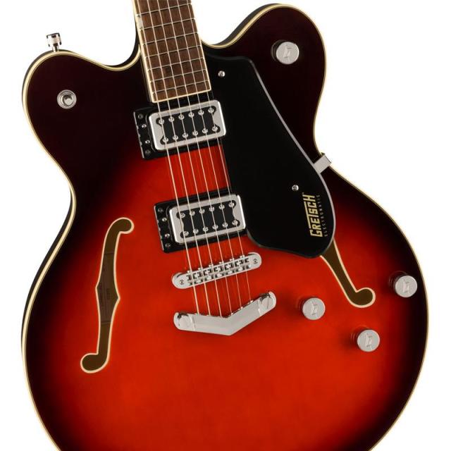 GRETSCH G5622 Electromatic Center Block Double-Cut with V-Stoptail（Claret Burst／Laurel）_3