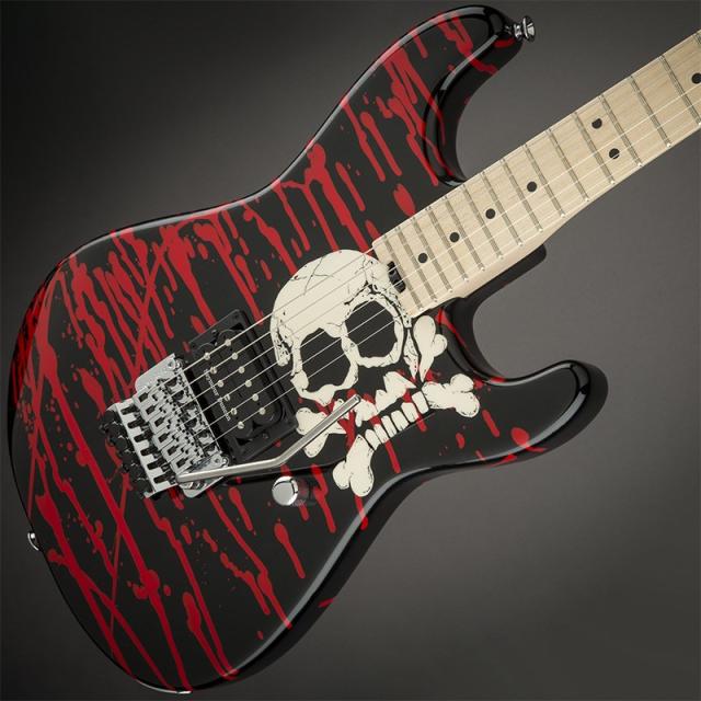 Charvel Warren DeMartini Signature Pro-Mod Blood and Skull (Blood and Skull/Maple)_2