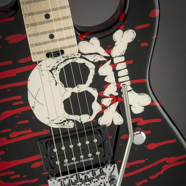 Charvel Warren DeMartini Signature Pro-Mod Blood and Skull (Blood and Skull/Maple)_3