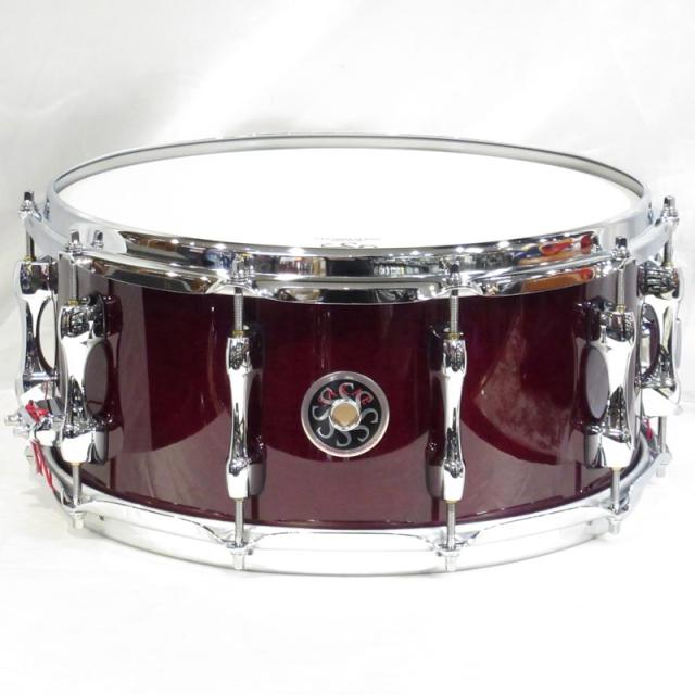 SAKAE OSAKA HERITAGE SD1465MA/M-WIN [Maple Snare Drum 14’’×6.5’’‐ Wine]