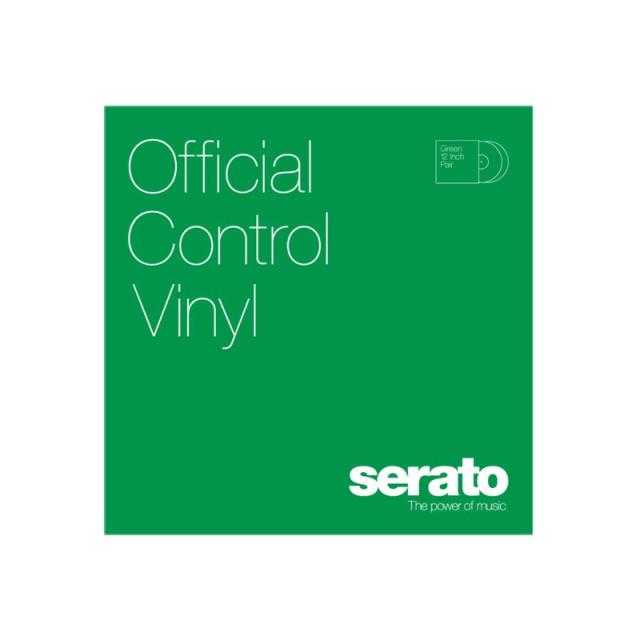 serato 12 Serato Control Vinyl [Green] 2枚組 セラート コントロール バイナル SCV-PS-GRN-2 (12インチサイズ)の通販は
