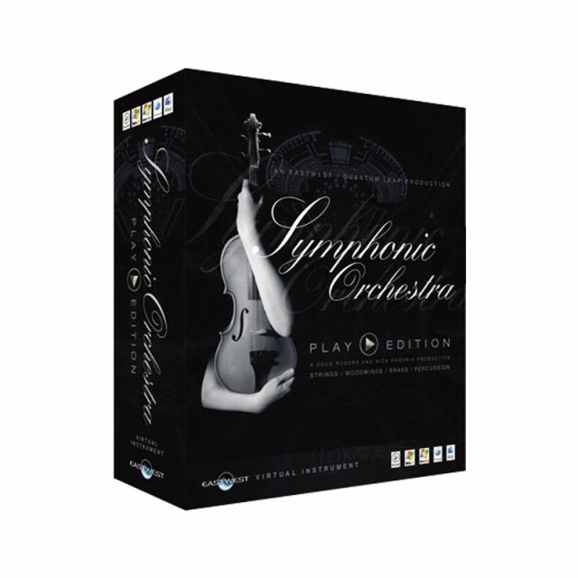 EAST WEST QL Symphonic Orchestra PLAY Edition【Platinum Plus Complete】(16bit and 24bit)【HDD同梱版】【Mac版】※ライセンス発行は