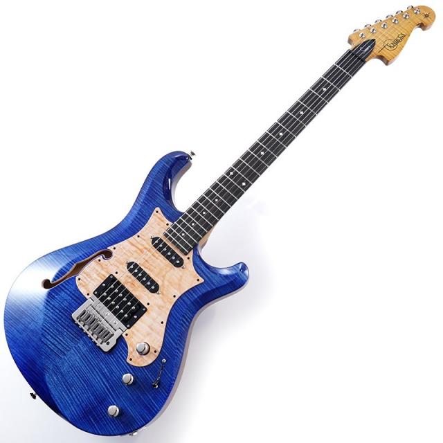 Knaggs Guitars Chesapeake Series Severn Trem HSS Semi-Hollow Ocean Blue Gross #1359【特価】_1