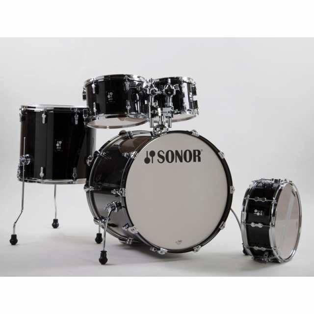 SONOR SN-AQ2SG #TSB [AQ2 STAGE Shell Set / Transparent Stain Black] 【シンバル、ハードウェア別売】の通販は