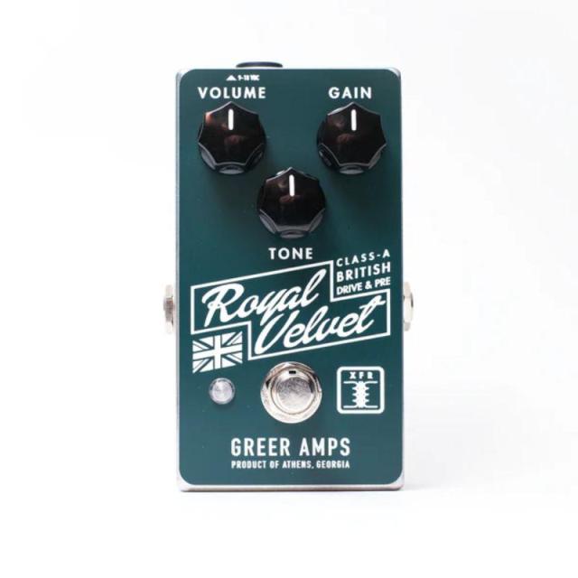 Greer Amps Royal Velvet オーバードライブ プリアンプ