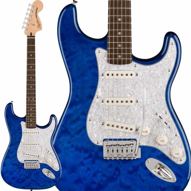 Squier by Fender Affinity Series Stratocaster QMT (Sapphire Blue Transparent)[国内イケベ独占販売！]の通販は