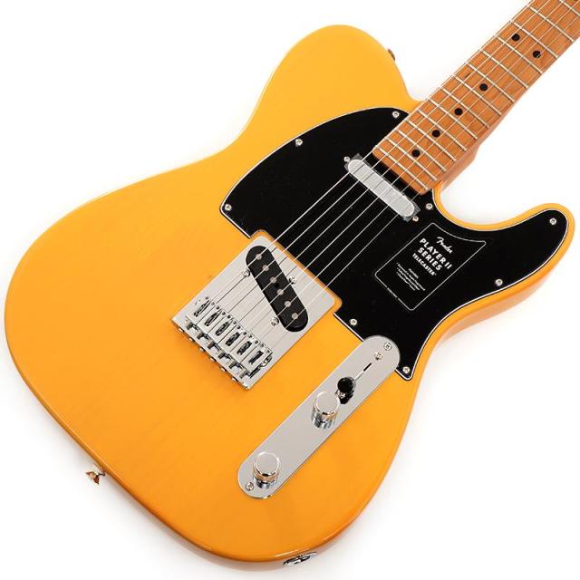 Fender MEX Limited Edition Player II Telecaster Roasted Maple Neck with Custom Shop Nocaster Tele Pickups (Butterscotch Blonde / Roasted Maple)