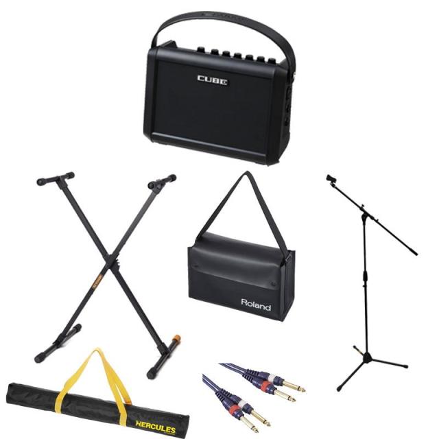 Roland 【バッテリー駆動可能】キーボードプレイヤー向け　小型アンプ・ミニポータブルセット【kbdset】