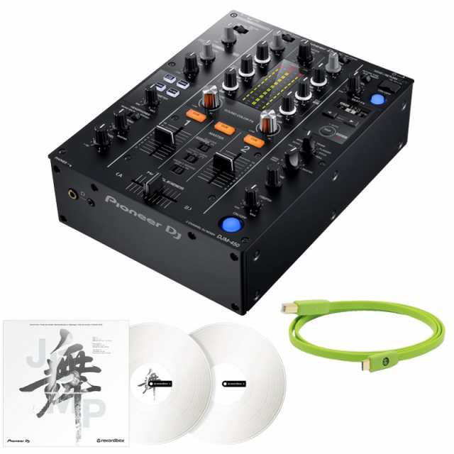 Pioneer DJ DJM-450 + コントロールヴァイナルRB-VD2-W + 高品質USBケーブルSET