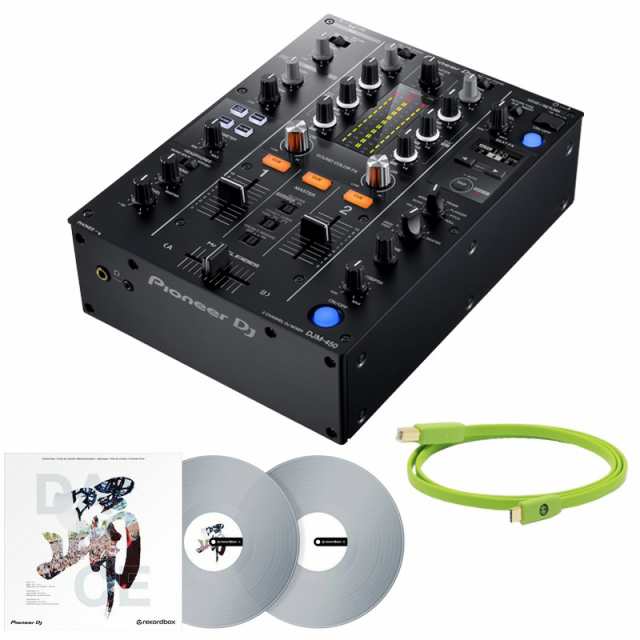 Pioneer DJ DJM-450 + コントロールヴァイナルRB-VD2-CL + 高品質USBケーブルSET