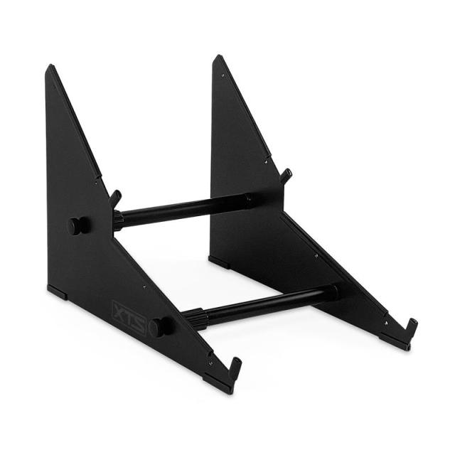 中古品】K&M デスクトップスタンド 高さ:217~347mm 黒 23325B(中古品)