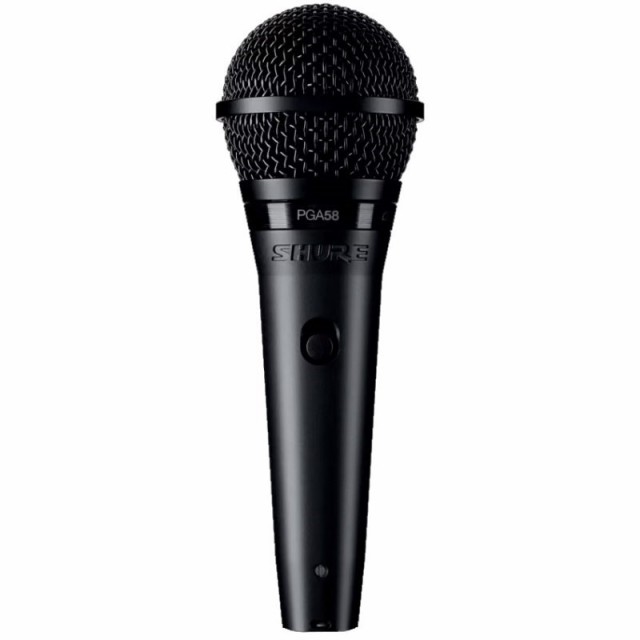 SHURE PGA58-QTR-J(PGA58 ボーカルマイクロホン)(5m XLR-フォンケーブル付)の通販は 10,000円