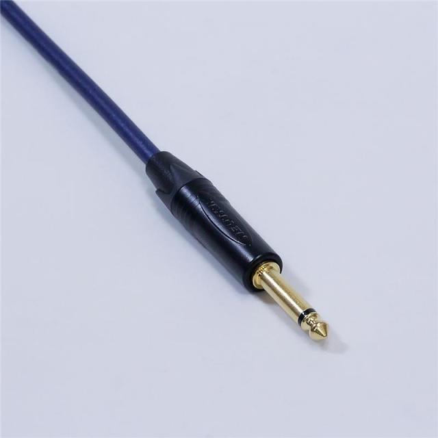 Noah’sark PASSGO BLUE TS PHONE Cable (L型)(5.0m)(パスゴーブルー)(ラインケーブル/ギターケーブル/楽器用ケーブル)(L型 Phone-Phone)(6.3(2極)-6.3(2極)， L字-ストレート)(日本製)_4