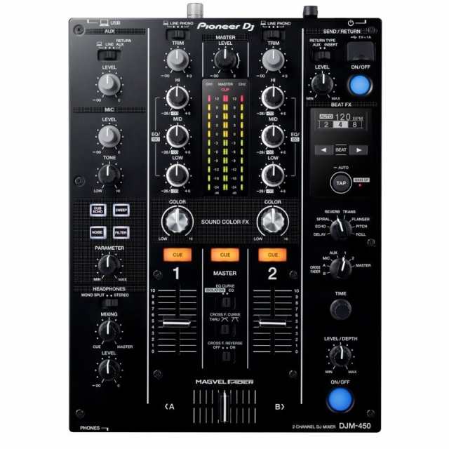 Pioneer DJ DJM-450 【rekordbox対応 2ch DJミキサー】