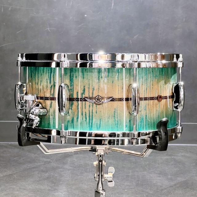 TAMA TMS1465SR-ECB [STAR Maple 14 × 6.5 / Emerald Sea Curly Maple Burst][Made in Japan]※受注生産品