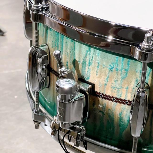 TAMA TMS1465SR-ECB [STAR Maple 14 × 6.5 / Emerald Sea Curly Maple Burst][Made in Japan]※受注生産品_1