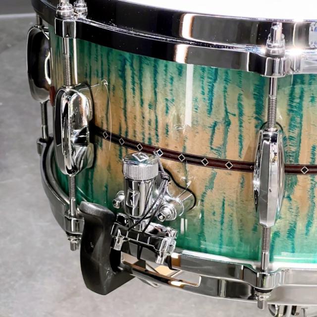 TAMA TMS1465SR-ECB [STAR Maple 14 × 6.5 / Emerald Sea Curly Maple Burst][Made in Japan]※受注生産品_2