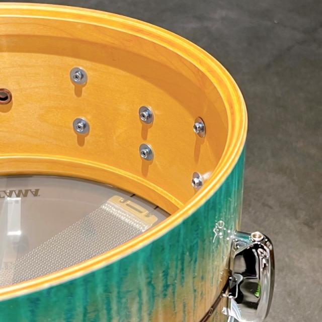 TAMA TMS1465SR-ECB [STAR Maple 14 × 6.5 / Emerald Sea Curly Maple Burst][Made in Japan]※受注生産品_4