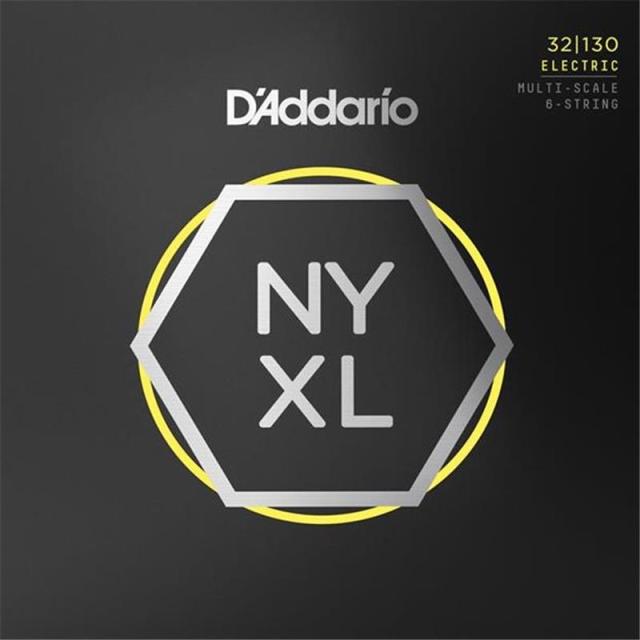 D’Addario NYXL Series 6-String Multiscale Electric Bass Strings [NYXL32130MS]