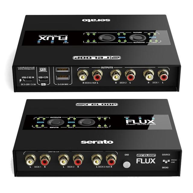 reloop FLUX【無償版Serato DJ Pro対応オーディオインターフェース】