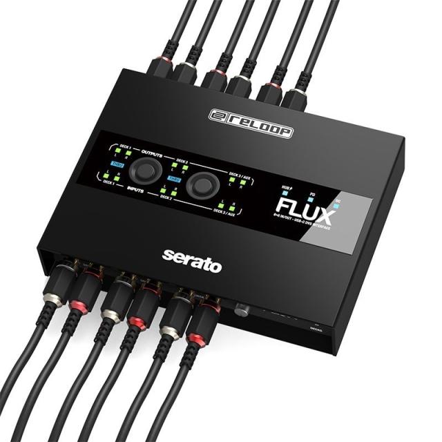 ローレンラルフローレン パンプス 本革 レザー ブラック 7B 24.5cm reloop FLUX【無償版Serato DJ Pro対応オーディオインターフェース】