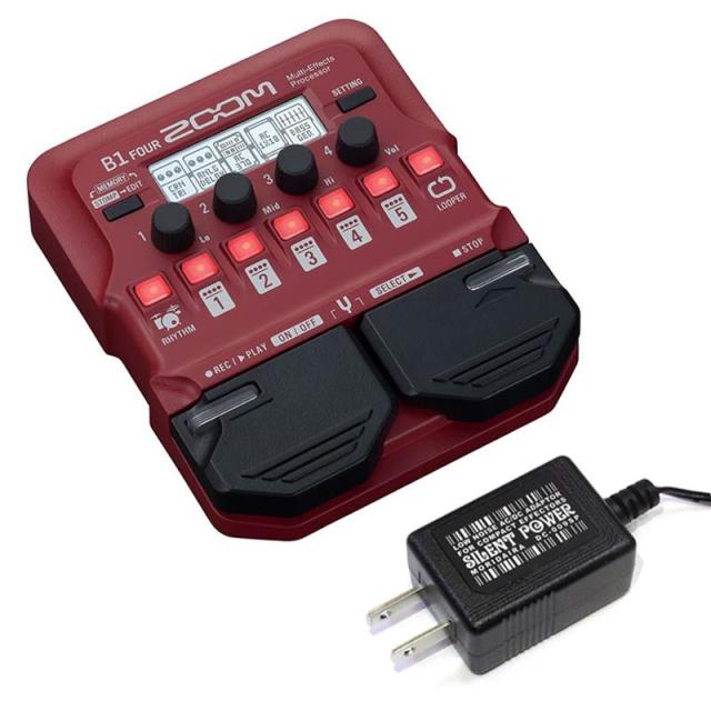 ZOOM B1 FOUR 【9Vアダプターセット】
