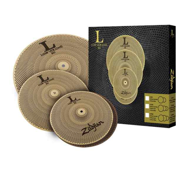 Zildjian L80 Low Volume Cymbal Set LV348 [NAZLLV348 / 13 HiHats， 14 Crash， 18 Crash Ride]