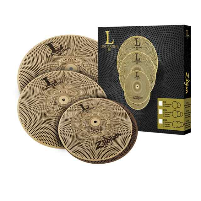 Zildjian L80 Low Volume Cymbal Set LV468 [NAZLLV468 / 14 HiHats， 16 Crash， 18 Crash Ride]