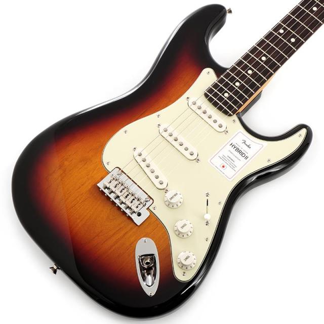 Fender Made in Japan Hybrid II Stratocaster (3-Color Sunburst/Rosewood)