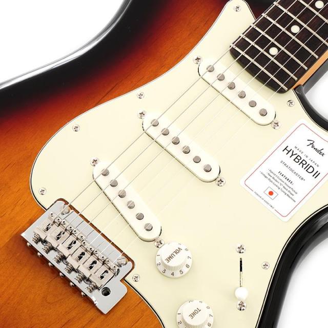 Fender Made in Japan Hybrid II Stratocaster (3-Color Sunburst/Rosewood)