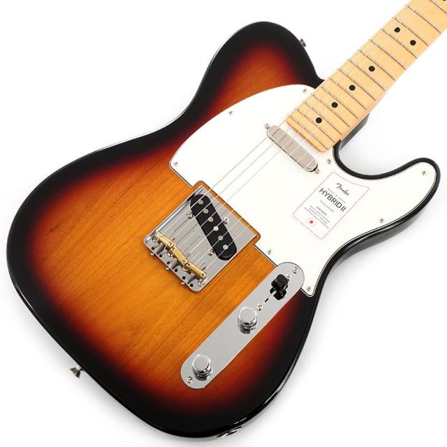 Fender Made in Japan Hybrid II Telecaster (3-Color Sunburst/Maple)