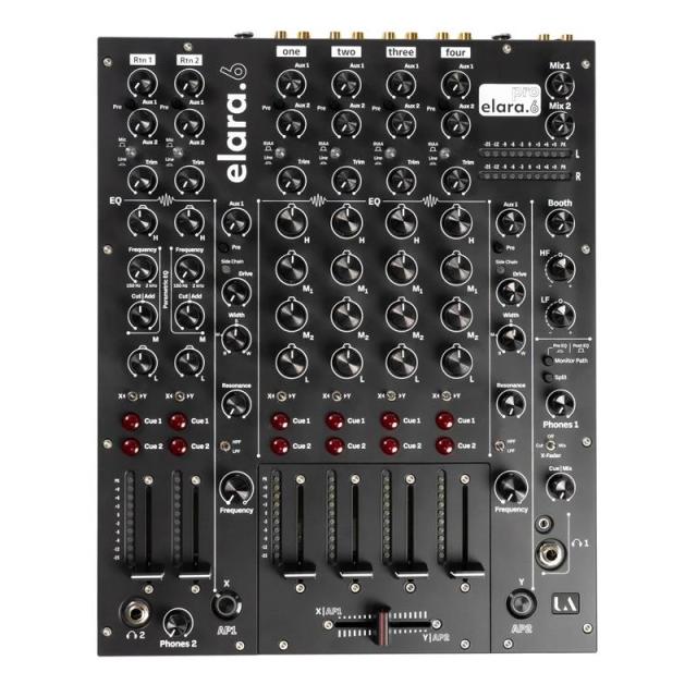 Union Audio elara.6 Linear 【受注商品 / 納期3ヶ月から6ヶ月】【プロフェッショナル6chDJミキサー リニアフェーダーモデル】(ユニオンオーディオ)