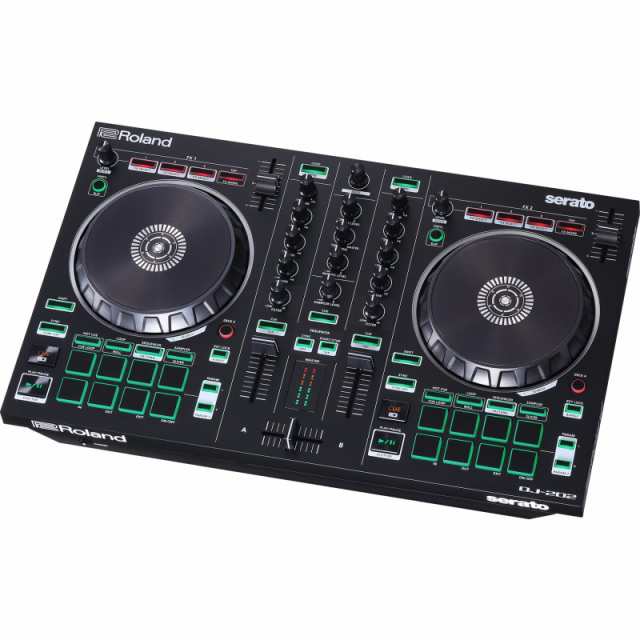 Roland DJ-202 【Serato DJ Lite 対応 DJコントローラー】