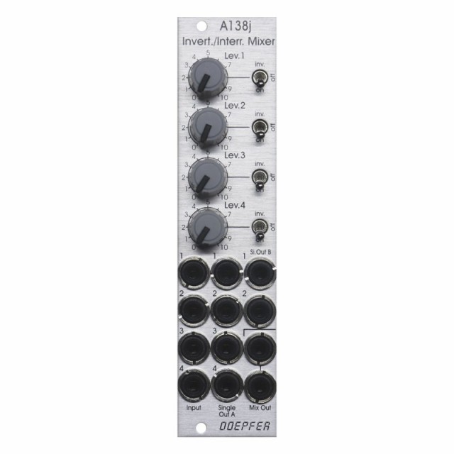 DOEPFER A-138j Inverting / Interrupting Mixerの通販は
