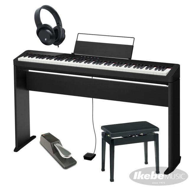 CASIO カシオ Privia PX-S1100BK+純正スタンド+高低自在イス+ダンパーペダルセット【代引不可】【沖縄・離島送料別途見積】(電子ピアノ)