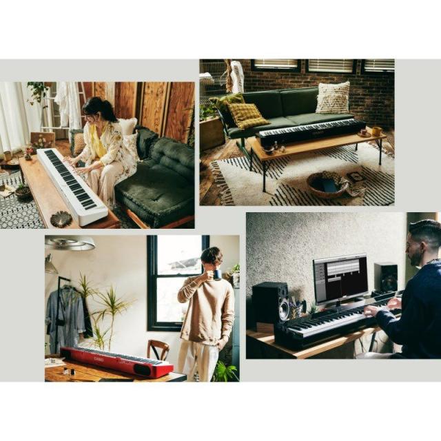 CASIO カシオ Privia PX-S1100BK+純正スタンド+高低自在イス+ダンパーペダルセット【代引不可】【沖縄・離島送料別途見積】(電子ピアノ)