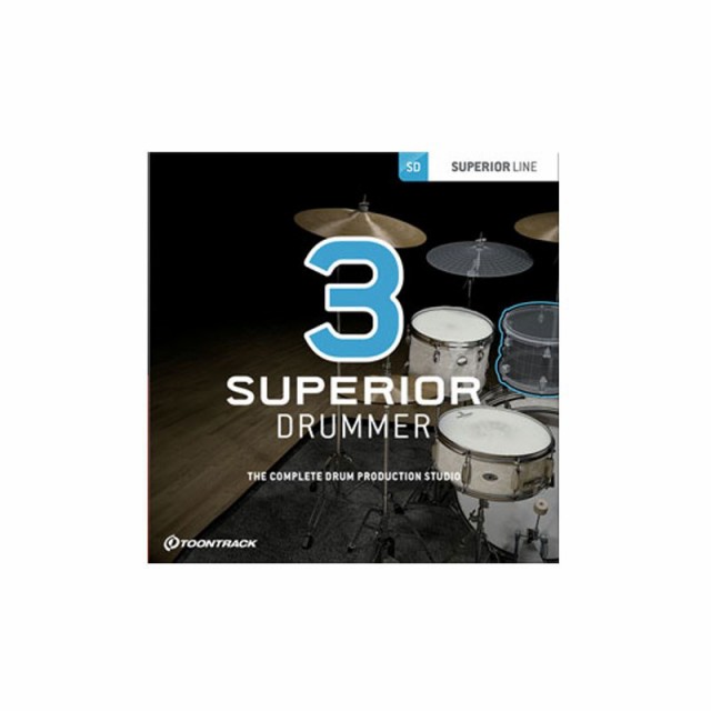 TOONTRACK SUPERIOR DRUMMER 3 【オンライン納品専用】※代引きはご利用いただけません