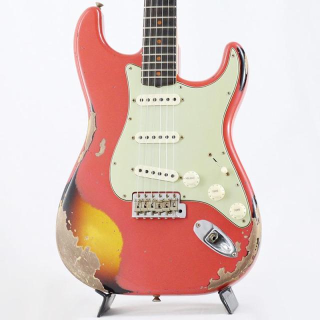 Fender Custom Shop 2023 Collection Time Machine 1960 Stratocaster Heavy Relic (Aged Fiesta Red over 3-Tone Sunburst) [SN.CZ572347] 【キズあり特価】