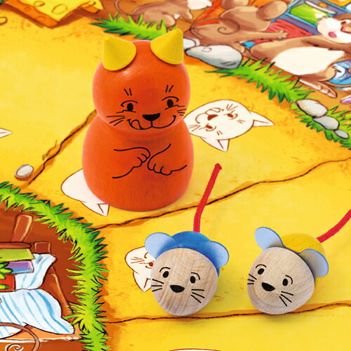 【商品レビューで+2%】知育ゲーム ペガサス社 pegasus spiele ねことねずみの大レース すごろくゲーム 知育玩具 誕生日 4歳 おうち時間 子供  年末年始